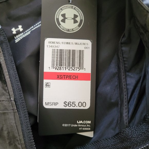 NWT Under Armour Women's Metallic Jacket Size XS - Picture 10 of 12